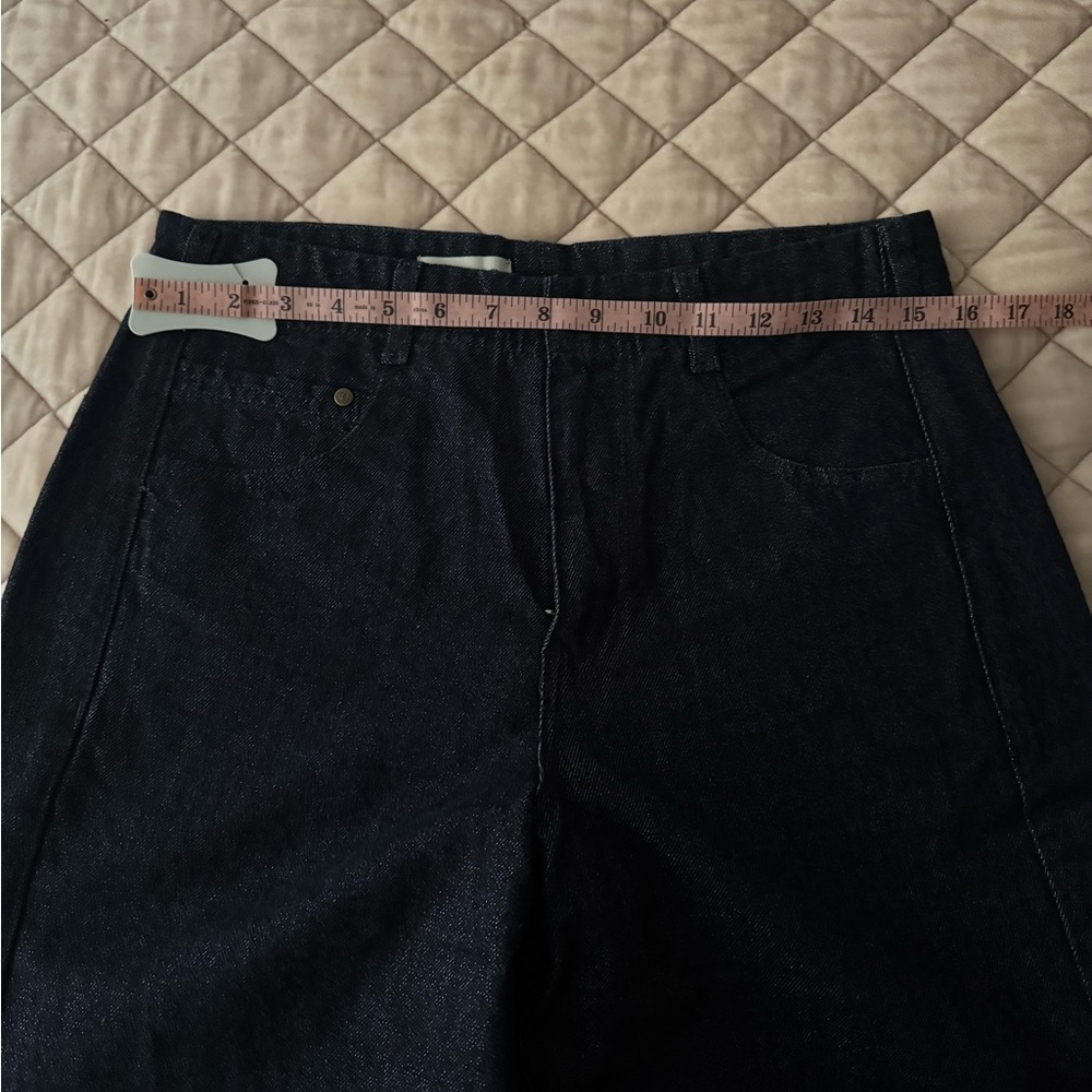 The Aldi Sparkle Mid-Rise Flare Pants by Pilcro, Size 28 - Picture 5 of 7